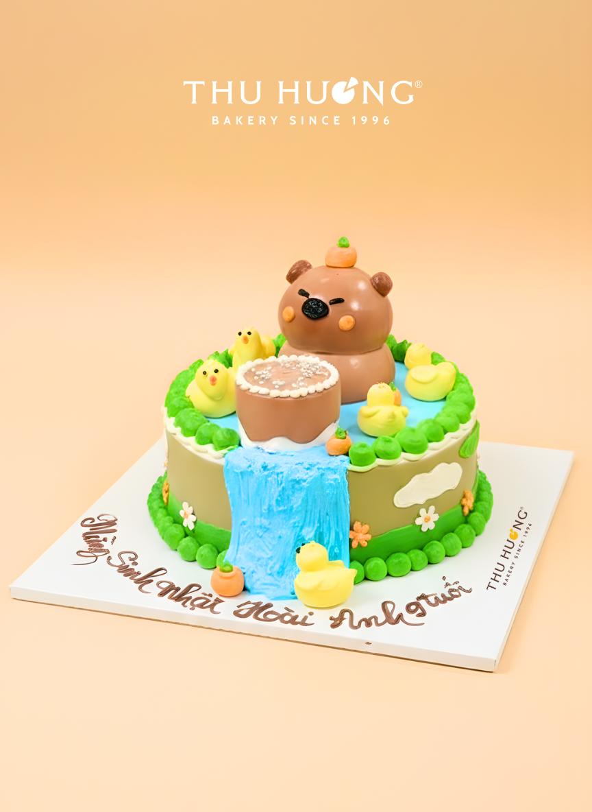 B&aacute;nh Kem Capybara Dễ Thương